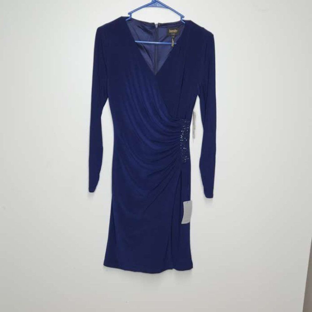 NWT Laundry by Shelli Segal Knee Length Cocktail / Evening Dress Size 4